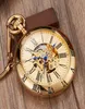 Armbanduhr Luxus Kupfer Silber Automatische mechanische FOB -Kette Wache Römische Zahlen Uhr Hochwertige Taschenuhrs 10123264398