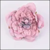 Flores decorativas grinaldas de 10 cm de poney poney mticolor artificial peony flor de flor para festa de casamento decorativo diy w dhsun