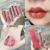 Lip Gloss Ice Crystal Mirror Lipstick Matte Texture Lipgloss Waterproof Sweat Resistant Long Lasting Rose Jelly Glaze Red Makeup
