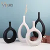 المزهريات Vilead Ceramic Hollow Out Flower Vase Fortines Nordic Planter Pots Bots Room Room Device Decorative Decoratials 221108