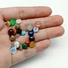 Cabochons de pierres précieuses naturelles synthétiques, 4/6/8/1012/14MM, perles en Sodalite, pour boucle d'oreille, collier, Bracelet