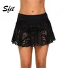 Sfit 2019 1 Piece Womens Lace Hollow Out Swimsuit Tankini Bottom Swim Board Shorts Stretch Beach Bottom Sport Swimming Panty C19043216780