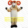 Antelope Gazelle Bighorn Sheep Goat Ram Mascot Costume Adult Cartoon Character Outfit Cosplayss Costume Temple Fair zz7971