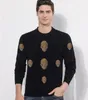 Suéteres masculinos 2022 Sweater Sweater Diamond Roupas de diamante simples Moda O-G-Goles Longo Longo Top Diário Use Hip