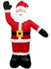 Christmas Decorations 8FT/2.4M Inflatable Santa Claus Glowing Outdoor LED Giant Party Year 2023 221109