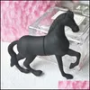 Diğer Sürücüler Depolar Gerçek Kapasite Yaratıcı Koleksiyon Black Horse 16GB128GB U Disk Kalem Drivel USB Flash 2 0 Damla Teslimat Compu Dhvdi