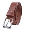 Cinturones BEAFIRY Cuero de moda para hombre Cinturón de vaca hecho a mano Diseños masculinos Trabajo Negocios Casual Jeans Cintura marrón