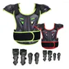 Motorcycle Armor Children's BMX Equipment Cross-country Bike Body Vest Resistant Race Knee Elbow