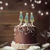 Fournitures de fête 30 pièces décorations de gâteau Adorable exquis créatif arbre de noël Cupcake ornement pour mariage