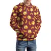 Sweats à capuche pour hommes imprimé de fruits tropicaux en vrac ananas citron Streetwear pull à capuche homme à manches longues Hip Hop Design sweats à capuche