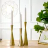 Candle Holders Decor Christmas Nordic Holder Tray Gold Iron Classic Metal Modern Centro De Mesa Living Room Decoration