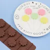 6-kavitet blommor klubba silikon mögel DIY Little Daisy Chocolate Candy Birthday Children's Day Party Gift Baking MJ1071