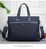 Aktetassen Handtas voor heren Aktetas Attache Case Business Casual Tas Officiële Oxford Canvas Laptoptassen Schouder Zwart Blauw