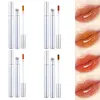 Lipgloss Bee Baby Shower Clear Wave Mirror Glaze Lippenstift Glas Farbentwickelnder Feuchtigkeitsfilm Nicht aufhellend