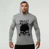 Men's T Shirts 2022 Hoodie Gym Exercise Running Outdoor Training Coat Cotton Printed Sweatshirt