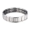 Chain Energy Magnetic Health Bracelet For Women Men Style Plated Sier Stainless Steel Bracelets Gifts Fashion Jewelry Wholesale Drop Dhhrv