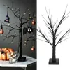 Juldekorationer Halloween Decor Led Birch Tree Light Party Hanging Ornaments for Home Table Kids Gift Lamp 221109