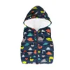 Gilet BOTEZAI vêtements d'extérieur pour enfants bébés garçons gilet automne vêtements pour bébés dinosaure sans manches enfant à capuche coton manteau 221109