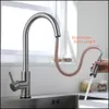 Kitchen Faucets Touch Kitchen Faucets Crane For Sensor Water Tap Three Ways Sink Mixer Faucet Kh1005Sn T200423 Drop Delivery Home Ga Dhd78