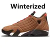 14 14s Laney Men Basketball Shoes Ginger candy cane Winterized Fortune gym red Blue desert sand defining moments Black Toe Hyper Royal mens sports Trainers sneakers