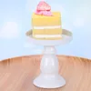 Bakeware Tools Cake Stand Dessert Stands Display Cupcake Table Snack Rack Wedding Delicate Metal White Black Tray Party Food Holder Round