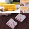 Backwerkzeuge 2pcs 5Layers Bread Slicer Food-Grade Plastikkuchenschneider Schneidmesser Splitter Toast Kichen