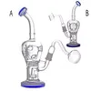 Tall Water Bongs Hookahs Percolator Water Pipes Heady Dab Rigs Tobacco Herb Pipe R￶kningstillbeh￶r med 14 mm banger