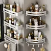 Ganci Lavaggio Ripiani Doccia Rack di stoccaggio Montaggio a parete Mensola per spezie da cucina No Drill Shampoo Organizer Accessori per il bagno