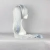 Articoli per feste RWBY Cosplay Copricapo Weiss Schnee Capelli Bianchi Costumi da donna Accessori