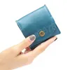 Geldbörse aus echtem Leder, Mini-Kopfhörertasche, einfarbig, kleine Geldbörse, Retro-Mode, Unisex