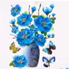 Wall Stickers 3D Threensional Selfadhesive Wall Sticker Glass Refrigerator Door Tv Background Bedroom Room Decoration Stickers 40Cm Dh3Ep