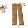 Hair Brushes 1Pcs High Quality Mas Wooden Comb Bamboo Vent Brush C187L Drop Delivery 2021 Products Care Sty Otphl