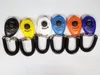7 couleurs chien formateur ABS animaux outil d'enseignement bouton Clicker sondeur bracelet Tractable Pet formateurs chiens fournitures en plastique