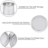 250 ml en aluminium peut étain café thé pot baume à lèvres conteneur vide bougie pots métal crème pot boîte FY2480 ss1124