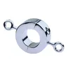 Massage Toy Sexy Products Stainless Steel Penis Ring Pendant Weight-bearing Physical Stretching Exercise Device Scrotum Metal Penis Ring Aid