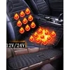 Car Seat Covers 12v/24v Single/double/rear Electric Heated Cushions For Winter Keep Warm Heating Quality UK1 X35