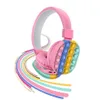 New 5 0 Goston Stereo Headset Creative Sile Su Bubble Fiet Toys Luminou Large Simpl Toy for Kid211P7979553