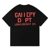 남자 T 셔츠 여름 패션 브랜드 LA 갤러리 부서 부서 편지 디자인 짧은 슬리브 티