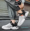 Elegant Men's Sneakers Shoes Men Mesh Knit Sports Rubber Soles Mens Outdoor Trainers Comfort Walking Party Dress Footwear