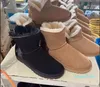 Designer Boot Snow Boots Kvinnor Plush Boots Classical Bowknot Keep Warm Short Winter Leather Sheepskin Hot Sell Aus L Bow Free Transport