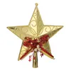 Decorazioni natalizie Forniture per l'albero Topper con renne Topper con stelle scintillanti Fata
