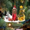 Christmas Decorations Decoration Dog Ornament Holiday Tree Xmas Navidad