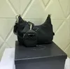 2 قطعة 2022 حقيبة الكتف نمط جديد نايلون حقائب اليد بيع النساء الكمبونيس مصممي الأزياء حقائب كلاسيكية السيدات قطري