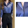 Women's Blouses Silk Women Shirt Long Sleeve Fashion Woman 2022 Satin Tops Female Shirts And Blouse Basic Ladies OL Work Formal Clothing