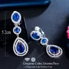 Ear Cuff CWWZircons High Quality Women Party Costume Jewelry Long Water Drop Clip On Earring without Piercing Ear Clips CZ244 22114317815