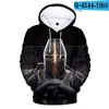 Felpe con cappuccio da uomo 3D Harajuku Knight Temple Fashion Felpa con cappuccio da uomo/donna Felpa casual di alta qualità Abbigliamento Autunno Comodo pullover hip-hop