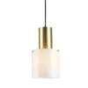 Pendant Lamps Personality Modern Lights Kitchen Simple LED E27 Pendent Lighting AC85-265V Bedside Glass Light Fixture