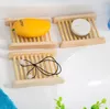 Natürliche Bambusschalen Holzseife Schale Holzseife Tabletthalter Rackplattenkastenbehälter für Bad Dusche Badezimmer Großhandel Großhandel