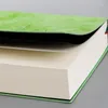 A6/A5 notebook em branco espessado aluno horizontal caderno de couro macio