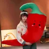 4065Cm Cartoon Simulation li Cuddle Cute Stuffed Hot Pepper Doll Large Soft Vegetable Pillow Bed Sofa Cushion Room Decor J220729